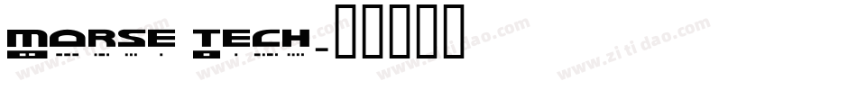 Morse Tech字体转换